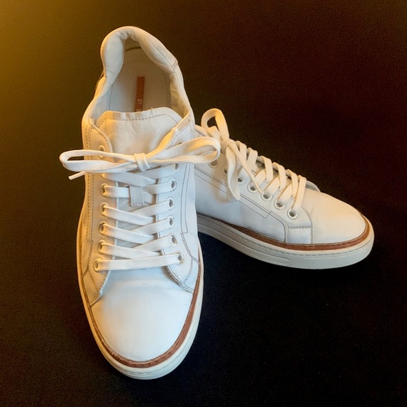 PRADA Nevada Calf Leather Sneakers - Picture 1 of 12